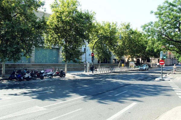 Vista Una Calle Ciudad Valencia España — Foto de Stock