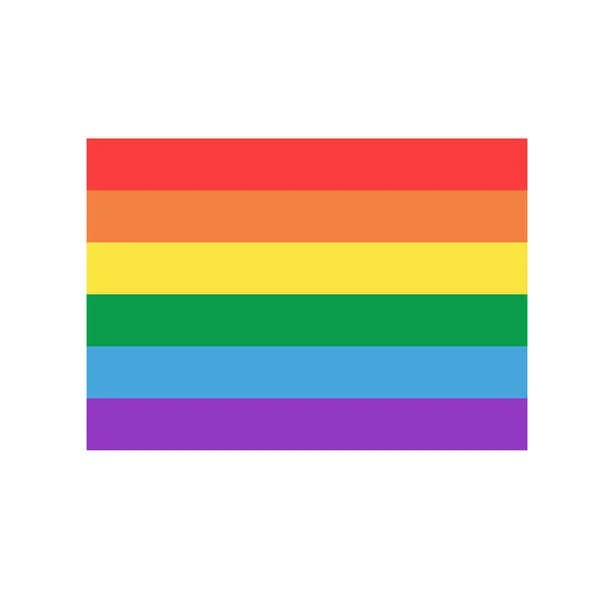 Illustration Vectorielle Drapeau Lgbt Fond Lgbt Coloré Monde Paisible Mois — Image vectorielle