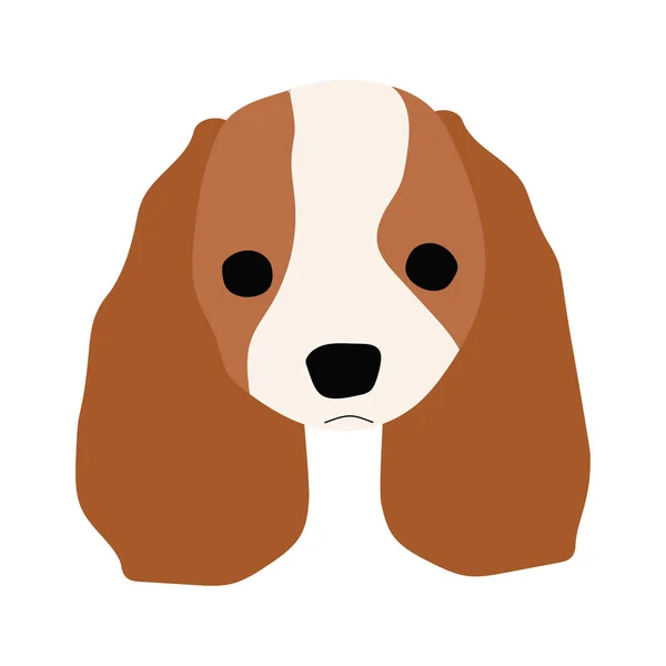 Cute Doodle Illustration Dog Breed Cocker Spaniel Dog Minimalist Style — Stockvektor
