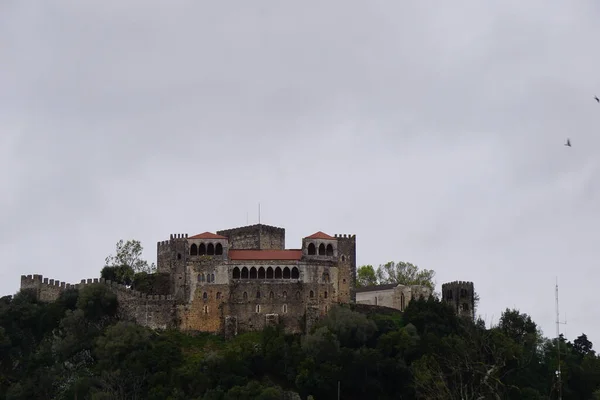 Άποψη Του Κάστρου Leiria Κάστρο Είναι Ένα Από Πιο Εμβληματικά — Φωτογραφία Αρχείου