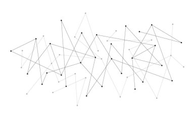 Soyut çokgen üçgen ağ teknolojisi noktaları birleştirdi ve arkaplan şablonunu çizdi. Blokzinciri bağlı küresel dijital veritabanı grafik vektörü