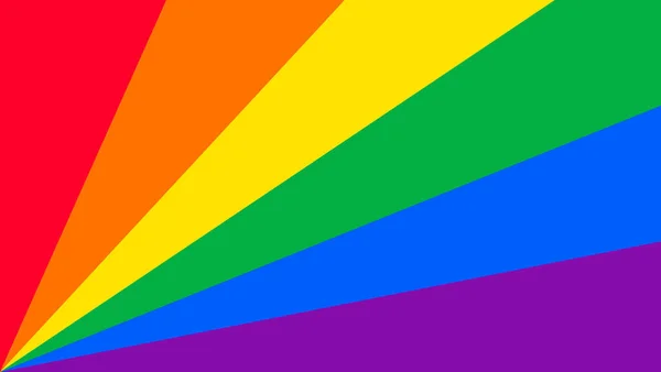 Diagonal Striped Flag Line Rainbow Colors Background Design Happy Lgbt — 图库矢量图片