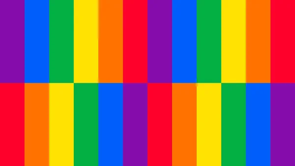 Vertical Stripe Line Rectangle Colorful Rainbow Color Banner Background Design — 图库矢量图片