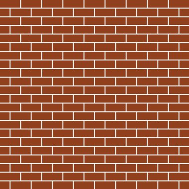 Kahverengi kırmızı tuğla arka plan vektör şablonu. Endüstriyel iş teması tasarımı.