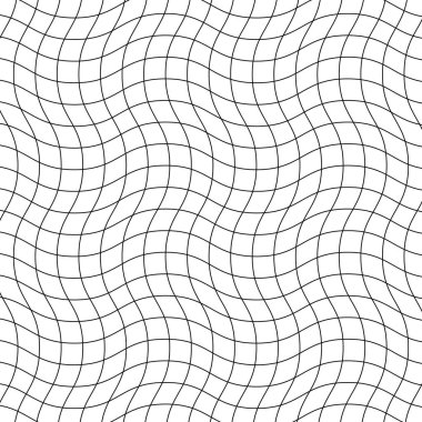 Sıralı su dalgalı arka plan şablonu. Basit fayans tasarımı grafiği.