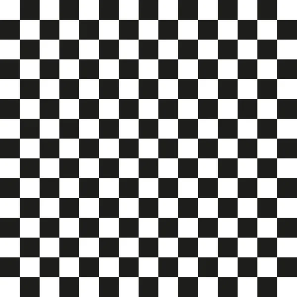 Black White Tile Square Background Vector Template Chess Grid Checkered — Stockvektor