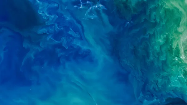 Kleurrijke Winderige Blauwe Zee Horizontale Achtergrond Luchtfoto Van Prachtige Turquoise — Stockfoto