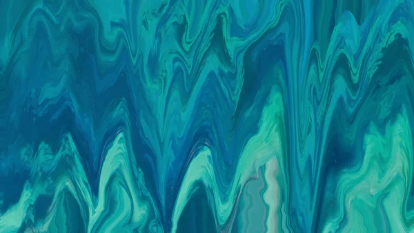 Vloeibare Vloeibare Abstracte Achtergrond Textuur Van Turquoise Blauwe Kleur Behang — Stockfoto