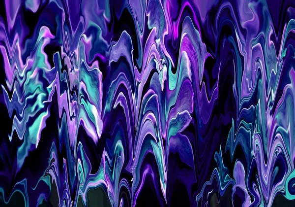 Abstract Achtergrond Van Vloeibare Marmeren Textuur Van Paars Blauw Zwart — Stockfoto