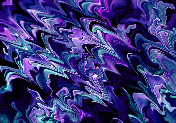 Abstract Achtergrond Van Vloeibare Futuristische Marmeren Textuur Van Paarse Blauwe — Stockfoto