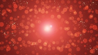 Noel kırmızı soyut parlak arkaplan veya bokeh efektli duvar kağıdı.