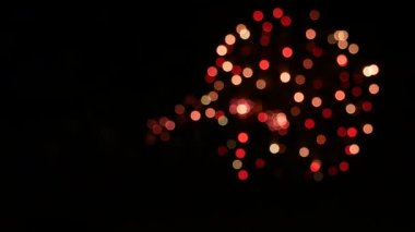 Golden Firework celebrate anniversary happy new year 2023, 4th of july holiday festival. Gold firework in the night time celebrate national holiday. Countdown to new year 2023 gold party time event