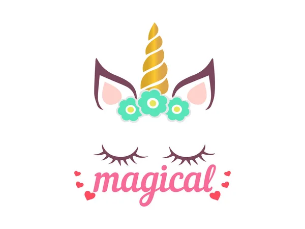 Magical Unicorn Vector Design — Stock Photo, Image