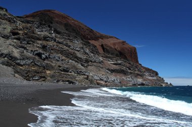 volkanik beach la palma, canary Islands, İspanya.