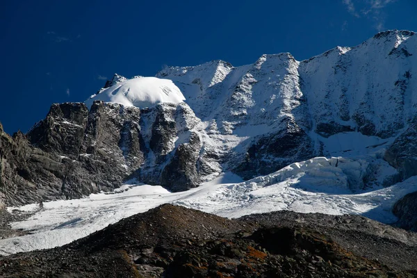 Geleiras Alpinas Durante Verão Vista Dos Glaciares Riva Tures Itália — Fotografia de Stock