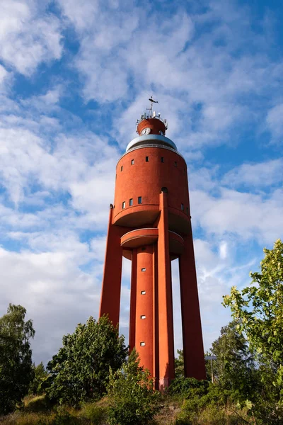 Hanko Water Tower Famous Landmark Southern Finland Summer Low Angle — Stock fotografie