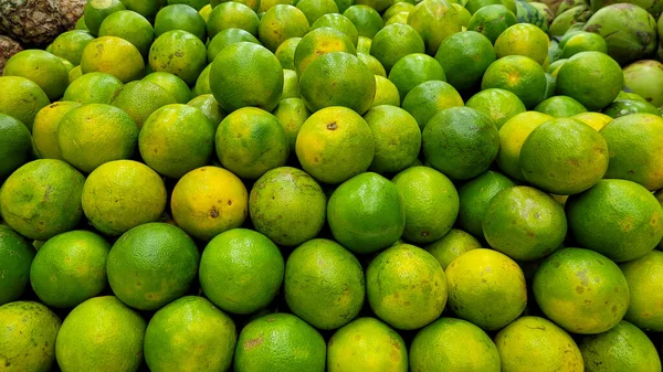 Tropische Groenten Fruit Uit Brazilië Zoals Appelen Bananen Peren Sinaasappelen — Stockfoto