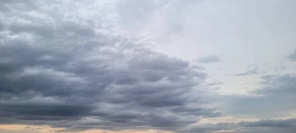 Image Colorful Sky Dark Clouds Late Afternoon Brazil — Stock Photo, Image