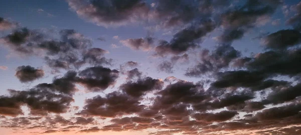 Image Colorful Sky Dark Clouds Late Afternoon Brazil — Stock fotografie