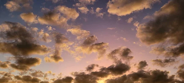 Bild Eines Bunten Himmels Mit Dunklen Wolken Späten Nachmittag Brasilien — Stockfoto