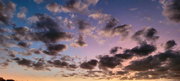 Image Colorful Sky Dark Clouds Late Afternoon Brazil — Stock fotografie