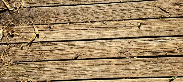 Rustic Wood Background Light Texture Dark Veins Panel — Zdjęcie stockowe