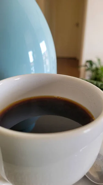 Mesa Desayuno Con Café Comida — Foto de Stock