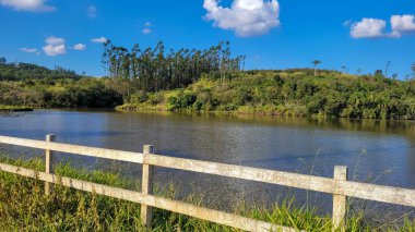 farm landscape view in the countryside of Brazil