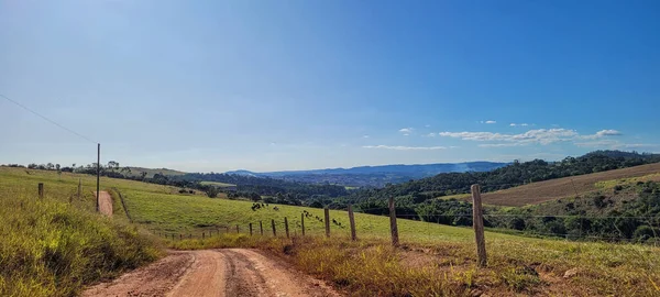 Blick Auf Den Bauernhof Der Landschaft Brasiliens — Stockfoto