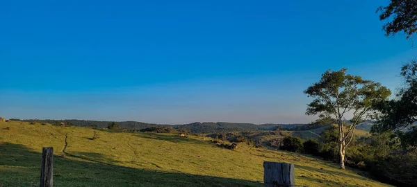 Farm Landscape View Countryside Brazil — ストック写真