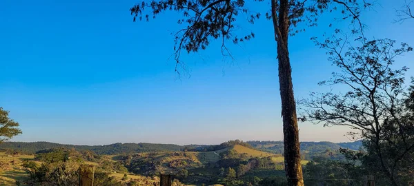 Farm Landscape View Countryside Brazil — Stockfoto