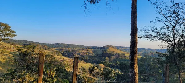 Farm Landscape View Countryside Brazil — Stockfoto
