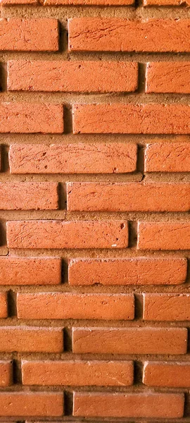 Clay Brick Wall Background House Countryside Brazil — Fotografia de Stock