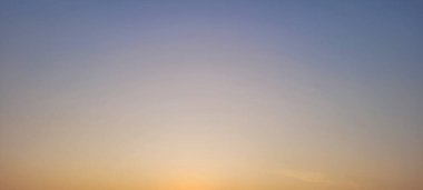 sunset view in late afternoon in Brazil in urban sunny day