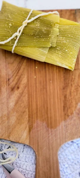 Pamonha Typical Brazilian Food Made Corn Interior Brazil — Zdjęcie stockowe