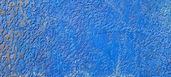 Ржавый Синий Фон Темной Текстурой Панели — стоковое фото