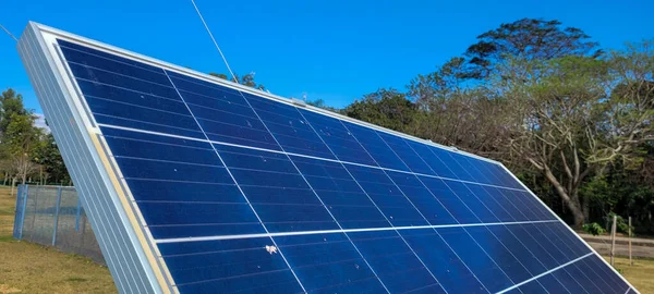solar panels for natural energy generation in the interior of Brazil