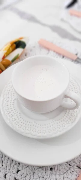 Breakfast Table Coffee Food — Stock Photo, Image