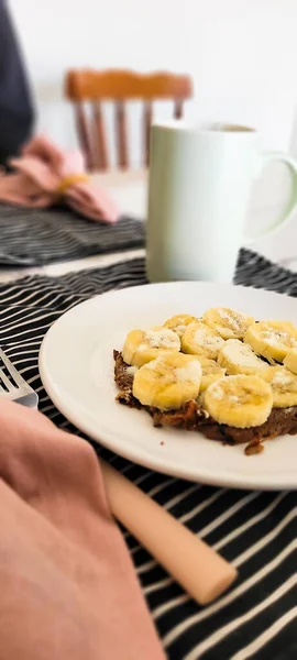 Nahrhaftes Und Gesundes Fruchtfrühstück Brasilianische Banane — Stockfoto