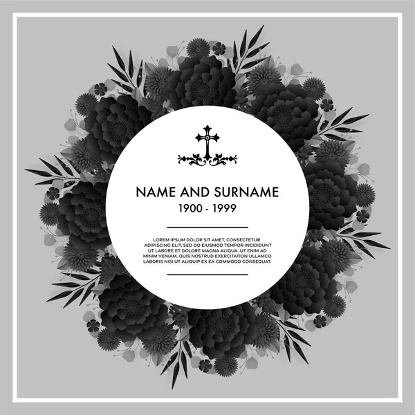 Anma ve Cenaze Kartı Şablonları