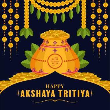 Hint Dini Hint Festivali Akshaya Tritiya Düz Tasarım Kutlaması.