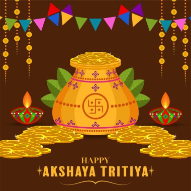 Hint Dini Hint Festivali Akshaya Tritiya Düz Tasarım Kutlaması.