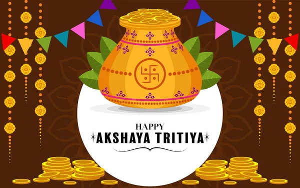 Hint Dini Hint Festivali Akshaya Tritiya Düz Tasarım Kutlaması.