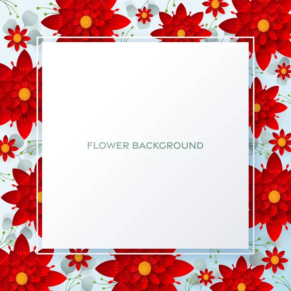 Düğün davetiyesi çiçek kartı. Dekor için kağıt kesilmiş çiçekler, gerçekçi etki. Parlak tatil tasarımı. Çiçekli kağıt kesimiyle.