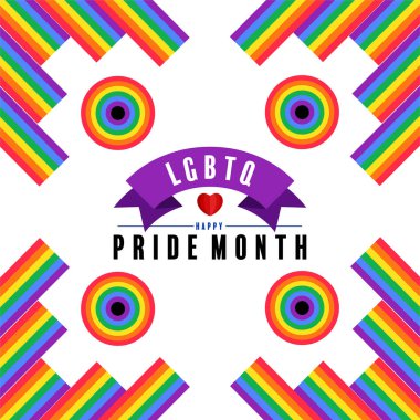 Bayrak gökkuşağıyla gurur ayı