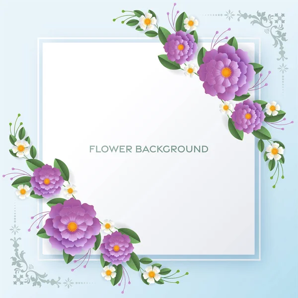 Düğün davetiyesi çiçek kartı. Çiçek dekoru için kağıt kesilir. Kağıt kesilir.