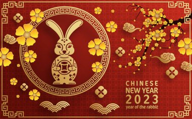Mutlu Çin Yeni Yılı Tavşan 2023