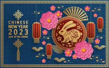 Mutlu Çin Yeni Yılı Tavşan 2023