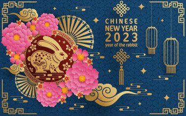 Mutlu Çin Yeni Yılı Tavşan 2023