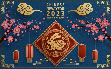 Mutlu Çin Yeni Yılı Tavşan 2023